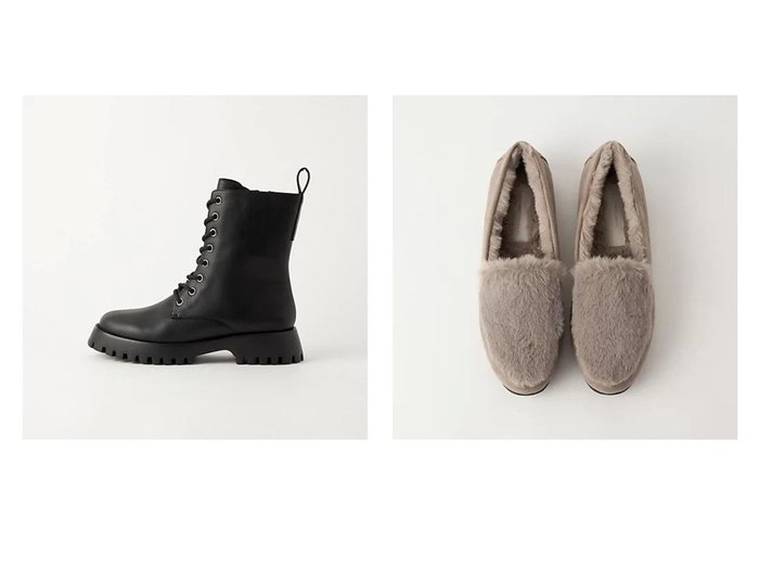 【green label relaxing / UNITED ARROWS/グリーンレーベル リラクシング / ユナイテッドアローズ】の【WEB限定】ウォーム フラット シューズ&レースアップ ウォーム ショートブーツ(4cmヒール) -晴雨兼用- 【2023-2024秋冬・A/W　シューズ・靴通販】おすすめ！人気、トレンド、レディースファッションの通販  おすすめ人気トレンドファッション通販アイテム インテリア・キッズ・メンズ・レディースファッション・服の通販 founy(ファニー) https://founy.com/ ファッション Fashion レディースファッション WOMEN おすすめ Recommend ウォーム シューズ シルキー トレンド フェイクファー フェミニン フラット ロング 冬 Winter |ID:crp329100000161694