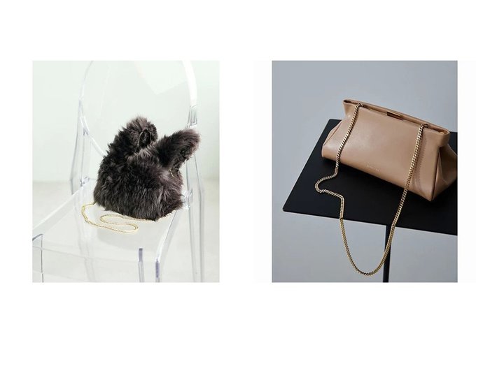 【Whim Gazette/ウィムガゼット】の【DEMELLIER LONDON】Mini Cannes Bag&【WEB&一部店舗限定】WAVYムートンバッグ 【2023-2024秋冬・A/W　バッグ・鞄通販】おすすめ！人気、トレンド、レディースファッションの通販  おすすめ人気トレンドファッション通販アイテム インテリア・キッズ・メンズ・レディースファッション・服の通販 founy(ファニー) https://founy.com/ ファッション Fashion レディースファッション WOMEN バッグ Bag イタリア キャンバス クラッチ コンパクト ショルダー スタイリッシュ チェーン 台形 フォルム ミックス ラグジュアリー ロンドン 2023年 2023 2023-2024秋冬・A/W AW/Autumn/Winter//FW/Fall-Winter/2023-2024 |ID:crp329100000161714
