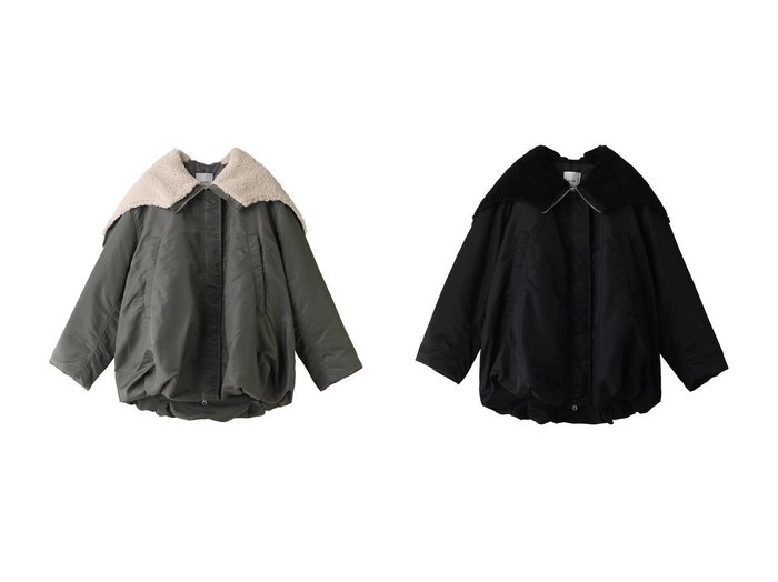 【CLANE/クラネ】のブルゾン 【2023-2024秋冬・A/W　アウター通販】おすすめ！人気、トレンド、レディースファッションの通販  おすすめ人気トレンドファッション通販アイテム インテリア・キッズ・メンズ・レディースファッション・服の通販 founy(ファニー) https://founy.com/ ファッション Fashion レディースファッション WOMEN アウター Coat Outerwear ジャケット Jackets ブルゾン Blouson/Jackets ジップ ジャケット バルーン ブルゾン ミリタリー |ID:crp329100000161774