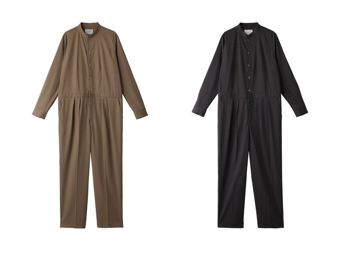 【MIDIUMISOLID/ミディウミソリッド】のjumpsuit ジャンプスーツ 【2023-2024秋冬・A/W　ワンピース、ドレス通販】おすすめ！人気、トレンド、レディースファッションの通販   おすすめ人気トレンドファッション通販アイテム インテリア・キッズ・メンズ・レディースファッション・服の通販 founy(ファニー) https://founy.com/ ファッション Fashion レディースファッション WOMEN アクセサリー スタンド スーツ フロント マニッシュ ロング 再入荷 Restock/Back in Stock/Re Arrival |ID:crp329100000162007