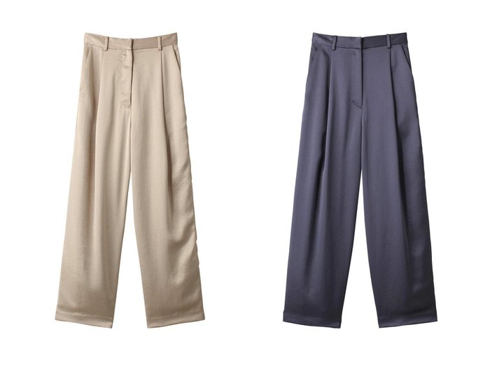 【CLANE/クラネ】のパンツ 【2023-2024秋冬・A/W　パンツ通販】おすすめ！人気、トレンド、レディースファッションの通販   おすすめ人気トレンドファッション通販アイテム インテリア・キッズ・メンズ・レディースファッション・服の通販 founy(ファニー) https://founy.com/ ファッション Fashion レディースファッション WOMEN パンツ Pants サテン スラックス |ID:crp329100000162296