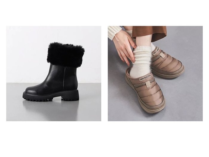 【UNITED ARROWS/ユナイテッドアローズ】のフェイクファー ショートブーツ&D シューズ 【2023-2024秋冬・A/W　シューズ・靴通販】おすすめ！人気、トレンド、レディースファッションの通販   おすすめ人気トレンドファッション通販アイテム インテリア・キッズ・メンズ・レディースファッション・服の通販 founy(ファニー) https://founy.com/ ファッション Fashion レディースファッション WOMEN シューズ ショート タイツ フェイクファー ワンポイント おすすめ Recommend |ID:crp329100000163221
