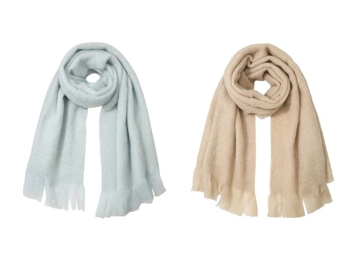 【1er Arrondissement/プルミエ アロンディスモン】の【MANTAS EZCARAY】ストール 【2023-2024秋冬・A/W　マフラー、ストール、バラクラバ、防寒おしゃれ通販】おすすめ！人気、トレンド、レディースファッションの通販   おすすめ人気トレンドファッション通販アイテム インテリア・キッズ・メンズ・レディースファッション・服の通販 founy(ファニー) https://founy.com/ ファッション Fashion レディースファッション WOMEN ストール Scarves マフラー Mufflers A/W・秋冬 AW・Autumn/Winter・FW・Fall-Winter おすすめ Recommend シンプル ストール ベーシック マフラー モヘア 冬 Winter 防寒 |ID:crp329100000163694