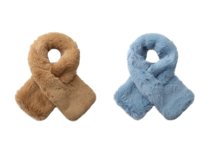 【ROSE BUD/ローズバッド】の【VINCENT PRADIERフェイクファーマフラー 【2023-2024秋冬・A/W　マフラー、ストール、バラクラバ、防寒おしゃれ通販】おすすめ！人気、トレンド、レディースファッションの通販   おすすめ人気トレンドファッション通販アイテム インテリア・キッズ・メンズ・レディースファッション・服の通販 founy(ファニー) https://founy.com/ ファッション Fashion レディースファッション WOMEN ストール Scarves マフラー Mufflers A/W・秋冬 AW・Autumn/Winter・FW・Fall-Winter ストール スリット フェイクファー マフラー 防寒 |ID:crp329100000163707