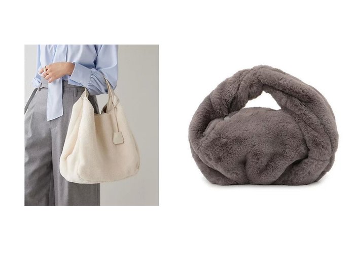 【GALLARDAGALANTE/ガリャルダガランテ】の【2.718】ボアトート&【martinique/マルティニーク】のNS005 GRETA エコファーBAG 【バッグ・鞄通販 2023-2024秋冬・A/W 冬コーデ】おすすめ！人気、トレンド、レディースファッションの通販 おすすめ人気トレンドファッション通販アイテム インテリア・キッズ・メンズ・レディースファッション・服の通販 founy(ファニー) https://founy.com/ ファッション Fashion レディースファッション WOMEN バッグ Bag おすすめ Recommend シェイプ 軽量 クール ツイスト ハーフ リアル |ID:crp329100000163929