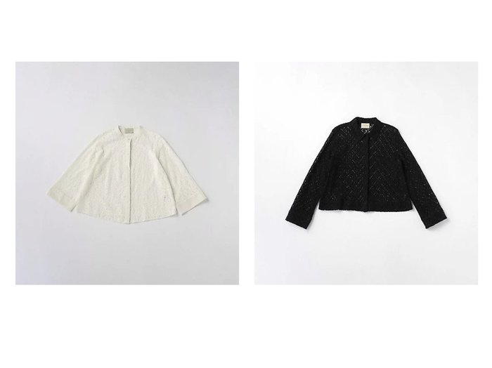 【UNITED ARROWS/ユナイテッドアローズ】のコードレース シャツ ブラウス&レース コンビ ブラウス 【トップス、カットソー 通販 2023-2024秋冬・A/W 秋 冬コーデ】おすすめ！人気、トレンド、レディースファッションの通販   おすすめ人気トレンドファッション通販アイテム インテリア・キッズ・メンズ・レディースファッション・服の通販 founy(ファニー) https://founy.com/ ファッション Fashion レディースファッション WOMEN トップス・カットソー Tops/Tshirt シャツ/ブラウス Shirts/Blouses カフス コンパクト ストレート タイトスカート ハンド フロント レース ワイド おすすめ Recommend |ID:crp329100000164638