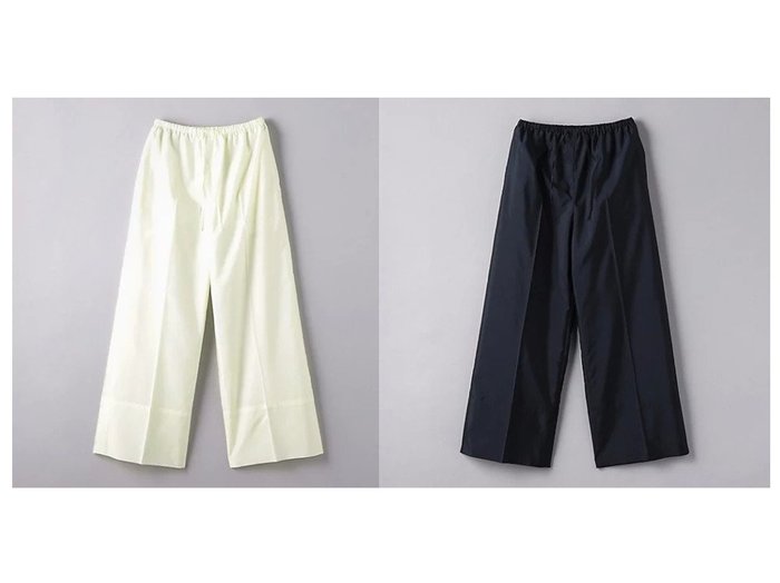 【UNITED ARROWS/ユナイテッドアローズ】のタフタ ワイド イージーパンツ 【パンツ 通販 2023-2024秋冬 A/W 秋 冬コーデ通販】おすすめ！人気、トレンド、レディースファッションの通販  おすすめ人気トレンドファッション通販アイテム インテリア・キッズ・メンズ・レディースファッション・服の通販 founy(ファニー) https://founy.com/ ファッション Fashion レディースファッション WOMEN パンツ Pants カットソー 切替 シルク セットアップ タフタ リボン リラックス ワイド おすすめ Recommend |ID:crp329100000165463