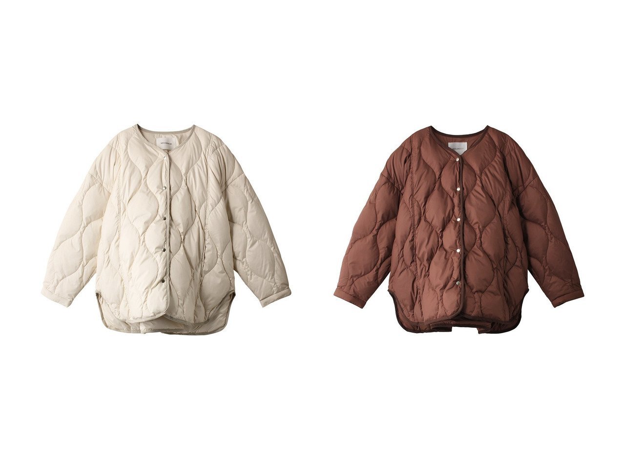 【MIDIUMISOLID/ミディウミソリッド】のdown quilting JK ジャケット 【アウター 通販 コーディネート通販】おすすめ！人気、トレンド、レディースファッションの通販   おすすめ人気トレンドファッション通販アイテム インテリア・キッズ・メンズ・レディースファッション・服の通販 founy(ファニー) 　ファッション　Fashion　レディースファッション　WOMEN　アウター　Coat Outerwear　ジャケット　Jackets　キルティング　ジャケット　ストール　タートルネック　ダウン　バランス　リラックス　ベージュ系　Beige　ブラウン系　Brown　ブラック系　Black　|ID:crp329100000165751