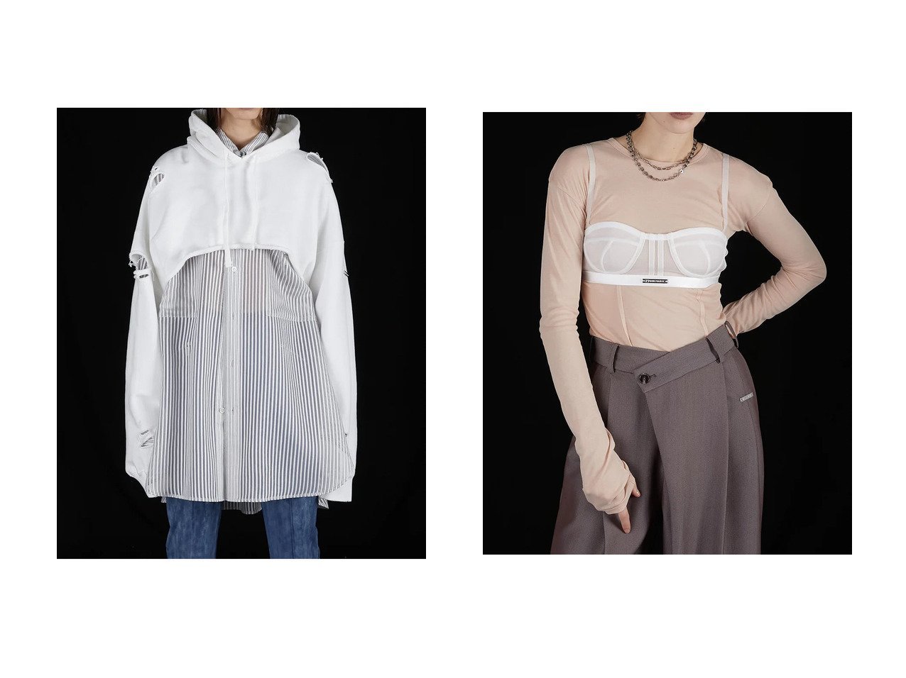 【PRANK PROJECT/プランク プロジェクト】のスプレーダイショートスウェットフーディ Spray Dyed Short Hoodie&シアーニットブラトップ Sheer Knit Bra Top 【コーディネート通販】おすすめ！人気、トレンド、レディースファッションの通販  おすすめ人気トレンドファッション通販アイテム インテリア・キッズ・メンズ・レディースファッション・服の通販 founy(ファニー) 　ファッション　Fashion　レディースファッション　WOMEN　トップス・カットソー　Tops/Tshirt　シャツ/ブラウス　Shirts/Blouses　パーカ　Sweats　ロング / Tシャツ　T-Shirts　スウェット　Sweat　カットソー　Cut and Sewn　ニット　Knit Tops　キャミソール / ノースリーブ　No Sleeves　2024年　2024　2024春夏・S/S　SS,Spring/Summer,2024　A/W・秋冬　AW・Autumn/Winter・FW・Fall-Winter　S/S・春夏　SS・Spring/Summer　おすすめ　Recommend　クロップド　ダメージ　ビンテージ　ヴィンテージ　夏　Summer　春　Spring　ブラック系　Black　ホワイト系　White　ブルー系　Blue　レッド系　Red　ベージュ系　Beige　|ID:crp329100000166763