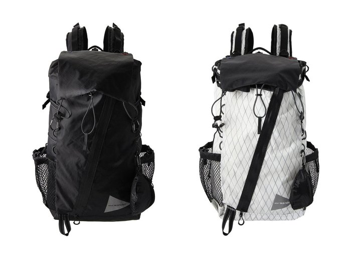 【and wander/アンドワンダー】の【UNISEX】X-Pac 30L backpack&【UNISEX】ECOPAK 30L backpack 【デイリーから温泉旅行、国内旅行、海外旅行まで幅広いシーンで大活躍するバッグ通販 】おすすめ！人気、トレンド、レディースファッションの通販  おすすめ人気トレンドファッション通販アイテム 人気、トレンドファッション・服の通販 founy(ファニー) ファッション Fashion レディースファッション WOMEN バッグ Bag UNISEX コーティング シリコン フロント ポケット リュック 旅行 Travel 軽量 アウトドア シンプル |ID:crp329100000167851