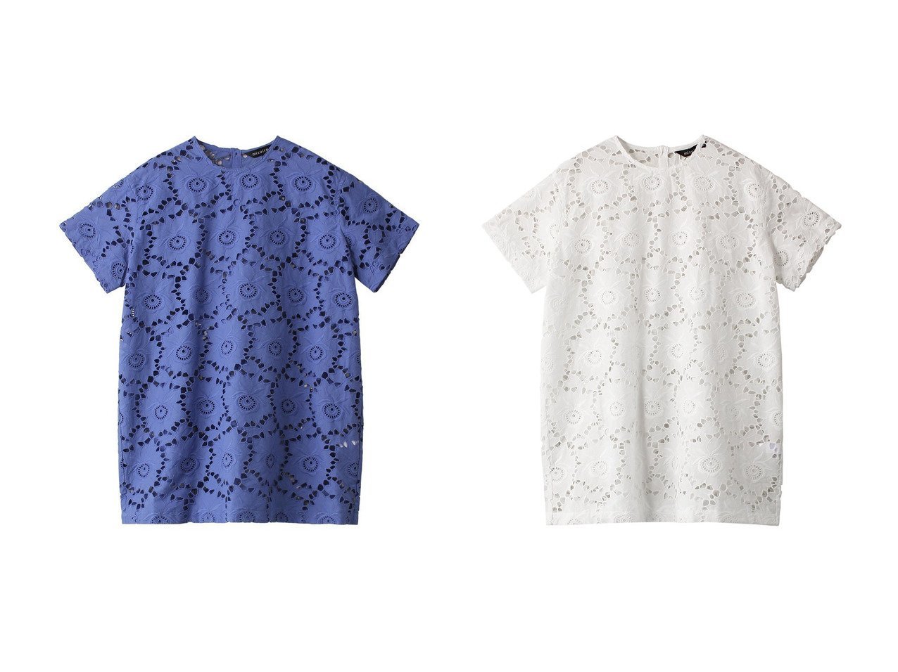 【mizuiro ind/ミズイロ インド】のlace crew neck tunic shirt シャツ 【トップス、カットソー 通販 2024春夏 S/S 春 夏コーデ通販】おすすめ！人気、トレンド、レディースファッションの通販   おすすめ人気トレンドファッション通販アイテム インテリア・キッズ・メンズ・レディースファッション・服の通販 founy(ファニー) 　ファッション　Fashion　レディースファッション　WOMEN　トップス・カットソー　Tops/Tshirt　シャツ/ブラウス　Shirts/Blouses　2024年　2024　2024春夏・S/S　SS,Spring/Summer,2024　A/W・秋冬　AW・Autumn/Winter・FW・Fall-Winter　S/S・春夏　SS・Spring/Summer　インナー　キャミソール　ショート　スリーブ　タンク　フラワー　リラックス　レース　夏　Summer　春　Spring　ホワイト系　White　ベージュ系　Beige　ブルー系　Blue　ブラック系　Black　|ID:crp329100000169696