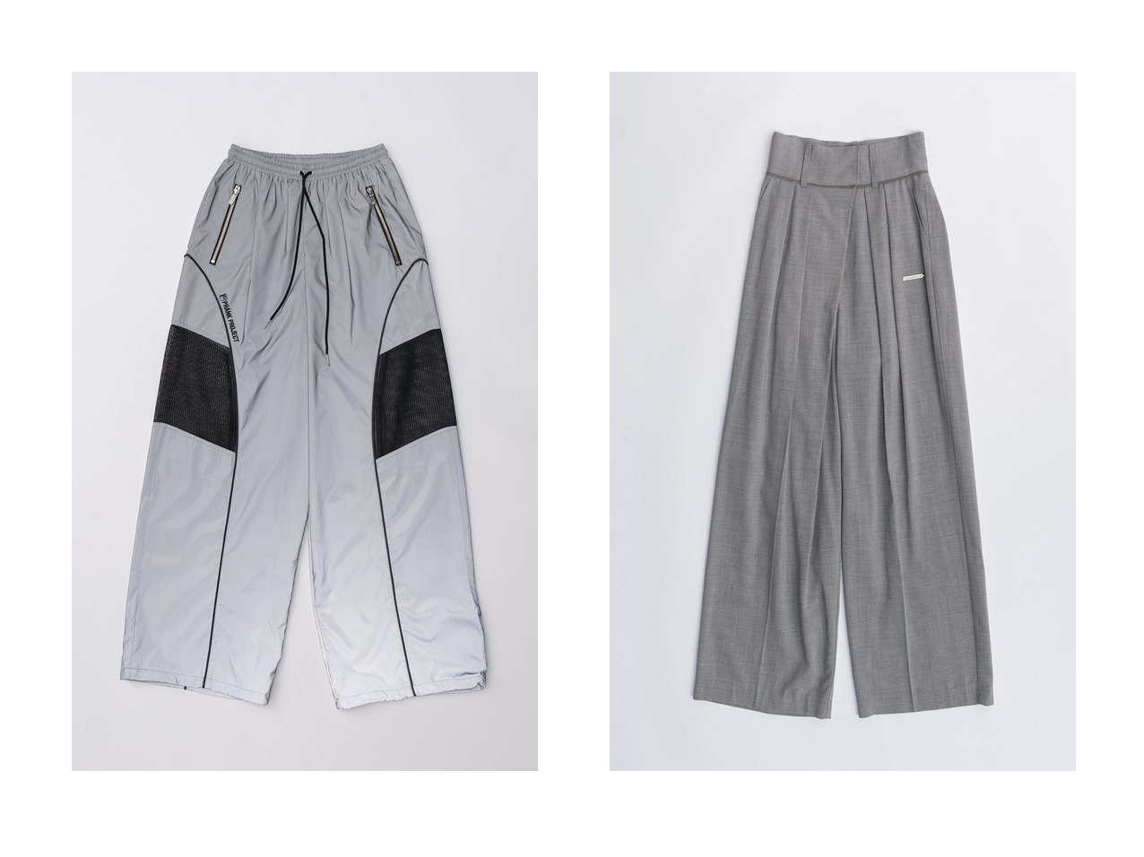 【PRANK PROJECT/プランク プロジェクト】のメッシュトラックパネルパンツ Mesh Track Panel Pants&ウーステッドタックパンツ Worsted Tack Pants 【 2024春夏 S/S 春 夏コーデ通販】おすすめ！人気、トレンド、レディースファッションの通販   おすすめ人気トレンドファッション通販アイテム インテリア・キッズ・メンズ・レディースファッション・服の通販 founy(ファニー) 　ファッション　Fashion　レディースファッション　WOMEN　パンツ　Pants　S/S・春夏　SS・Spring/Summer　おすすめ　Recommend　コンビ　ジャケット　セットアップ　タフタ　メッシュ　夏　Summer　NEW・新作・新着・新入荷　New Arrivals　春　Spring　オケージョン　シフォン　フロント　メタル　ワイド　グレー系　Gray　ブラック系　Black　ホワイト系　White　ベージュ系　Beige　ブルー系　Blue　|ID:crp329100000169935