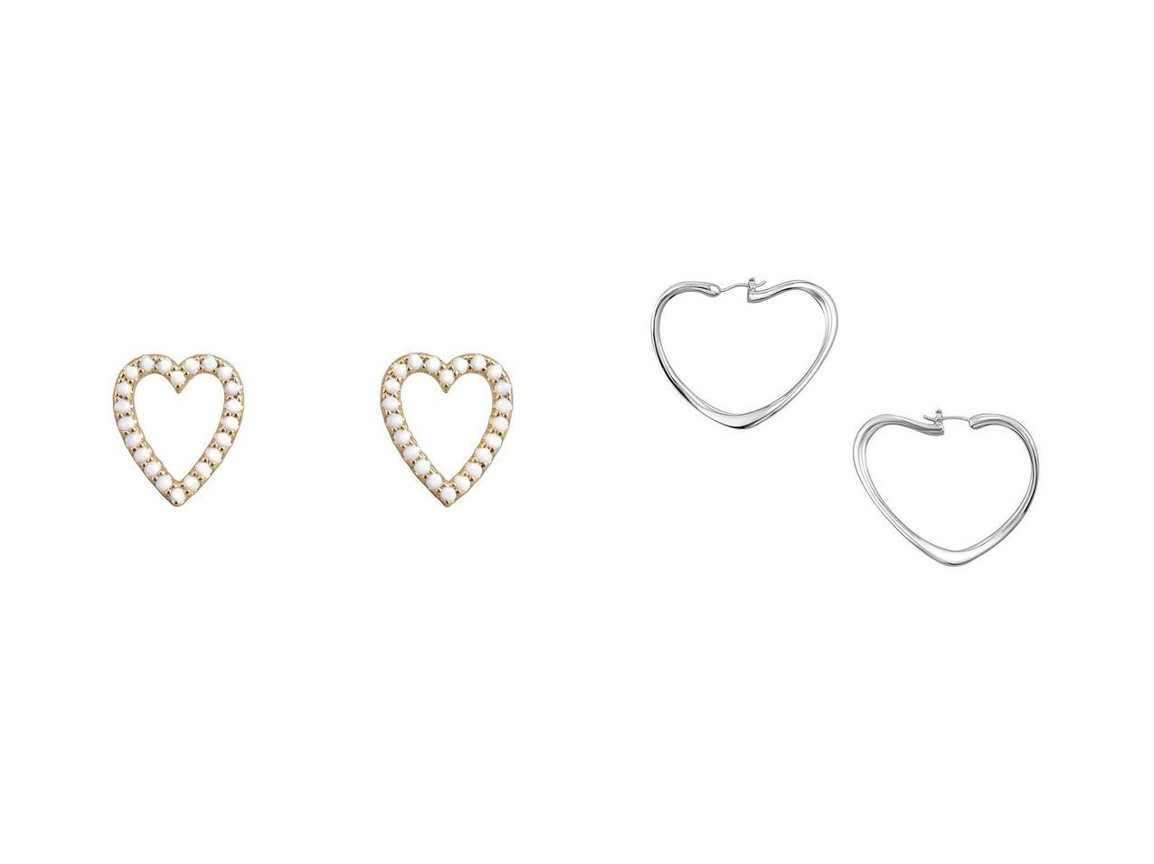 【Plus Vendome/プラス ヴァンドーム】のFINELINETATTOO heart ピアス&BODY フープピアス 【アクセサリー、ジュエリー通販 S/S 春 夏コーデ通販】おすすめ！人気、トレンド、レディースファッションの通販  おすすめ人気トレンドファッション通販アイテム インテリア・キッズ・メンズ・レディースファッション・服の通販 founy(ファニー) 　ファッション　Fashion　レディースファッション　WOMEN　ジュエリー　Jewelry　リング　Rings　イヤリング　Earrings　イヤリング　Earrings　シンプル　Simple　スキニー　Skinny　スタイリッシュ　Stylish　モダン　Modern　NEW・新作・新着・新入荷　New Arrivals　シルバー系　Silver　ゴールド系　Gold　|ID:crp329100000182008