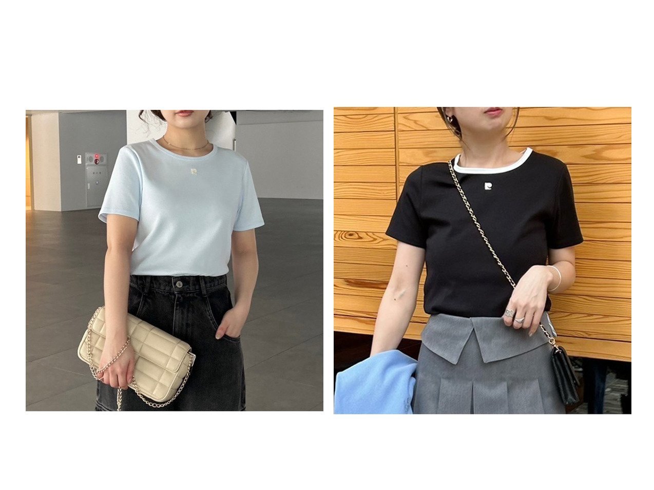 【FRAY I.D/フレイ アイディー】の【pierre cardin】フライスコンパクトTシャツ 【コーディネート 通販 2024春夏 S/S 春 夏コーデ通販】おすすめ！人気、トレンド、レディースファッションの通販   おすすめで人気の流行・トレンド、ファッションの通販商品 インテリア・家具・メンズファッション・キッズファッション・レディースファッション・服の通販 founy(ファニー) https://founy.com/ ファッション Fashion レディースファッション WOMEN トップス・カットソー Tops/Tshirt シャツ/ブラウス Shirts/Blouses ロング / Tシャツ T-Shirts コンパクト Compact |ID:crp329100000182361