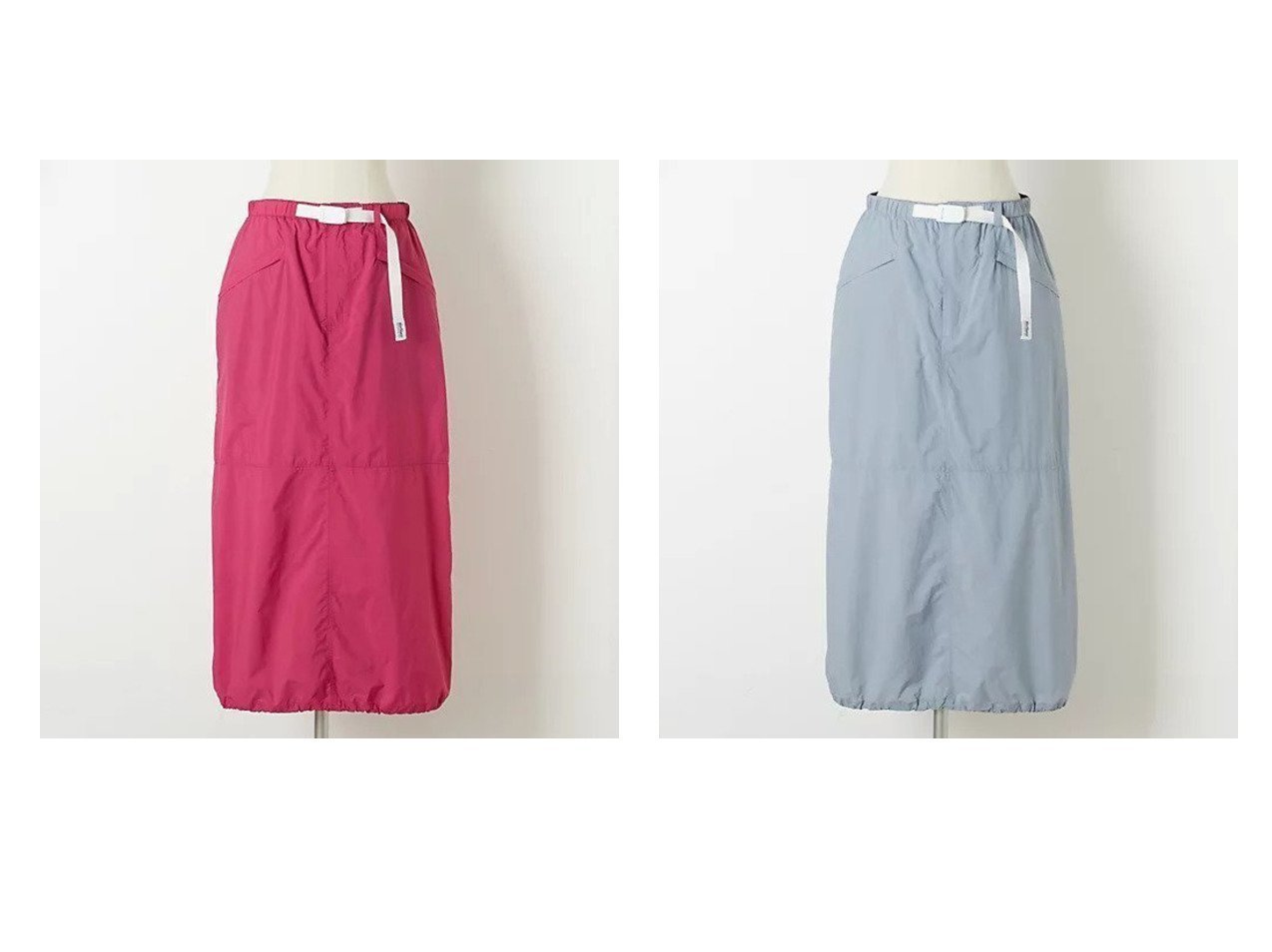 【WILDTHINGS/ワイルドシングス】の【洗える】BEACH SKIRT 【スカート 通販 2024夏 S/S Summer 夏コーデ 通販】おすすめ！人気、トレンド、レディースファッションの通販  おすすめ人気トレンドファッション通販アイテム インテリア・キッズ・メンズ・レディースファッション・服の通販 founy(ファニー) 　ファッション　Fashion　レディースファッション　WOMEN　スカート　Skirt　おすすめ　Recommend　スポーティ　Sporty　タイプライター　Typewriter　ビビッド　Vivid　ビーチ　Beach　ポケット　Pocket　台形　Trapezoid　洗える　Washable　ブルー系　Blue　レッド系　Red　|ID:crp329100000182746