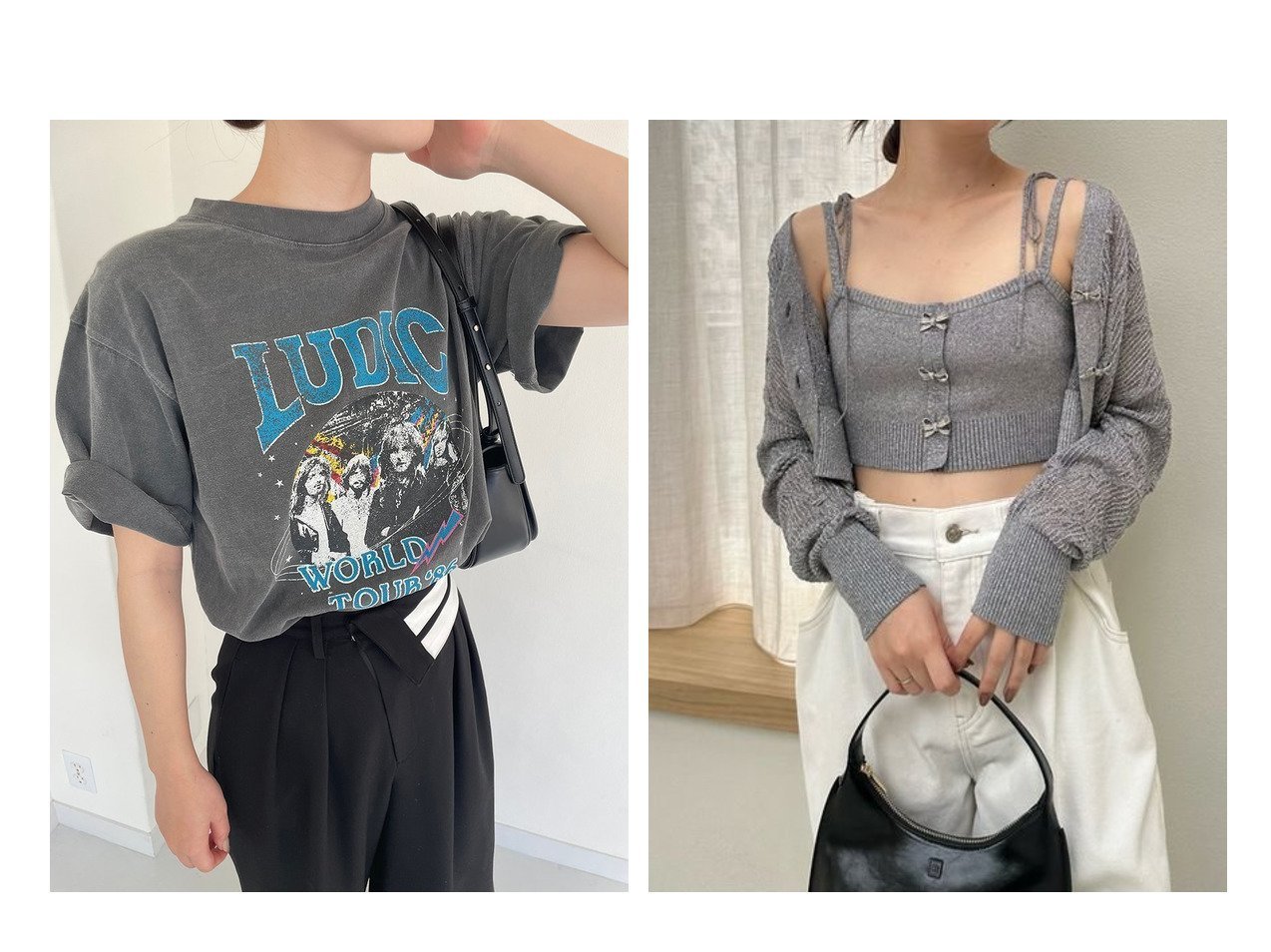 【SNIDEL/スナイデル】の【WEB限定カラーあり】リボンビジューボタンビスチェ&オーバーサイズバリエTシャツ 【コーディネート通販 2024夏 S/S Summer 夏コーデ 通販】おすすめ！人気、トレンド、レディースファッションの通販  おすすめ人気トレンドファッション通販アイテム インテリア・キッズ・メンズ・レディースファッション・服の通販 founy(ファニー) 　ファッション　Fashion　レディースファッション　WOMEN　トップス・カットソー　Tops/Tshirt　ビスチェ　Bustier　シャツ/ブラウス　Shirts/Blouses　ロング / Tシャツ　T-Shirts　おすすめ　Recommend　ストレート　Straight　ストーン　Stone　プリント　Print　今季　This Season　半袖　Short Sleeve　夏　Summer　春　Spring　|ID:crp329100000183389