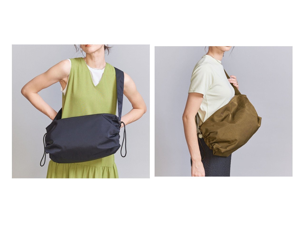 【BEAUTY&YOUTH / UNITED ARROWS/ビューティ&ユース ユナイテッドアローズ】のサイドギャザー ショルダーバッグ 【コーディネート通販 2024夏 S/S Summer 夏コーデ 通販】おすすめ！人気、トレンド、レディースファッションの通販  おすすめで人気の流行・トレンド、ファッションの通販商品 インテリア雑貨・家具・メンズファッション・キッズファッション・レディースファッション・服の通販 founy(ファニー) https://founy.com/ ファッション Fashion レディースファッション WOMEN バッグ Bag おすすめ Recommend アウトドア Outdoor ギャザー Gather シンプル Simple ラップ Wrap |ID:crp329100000183592
