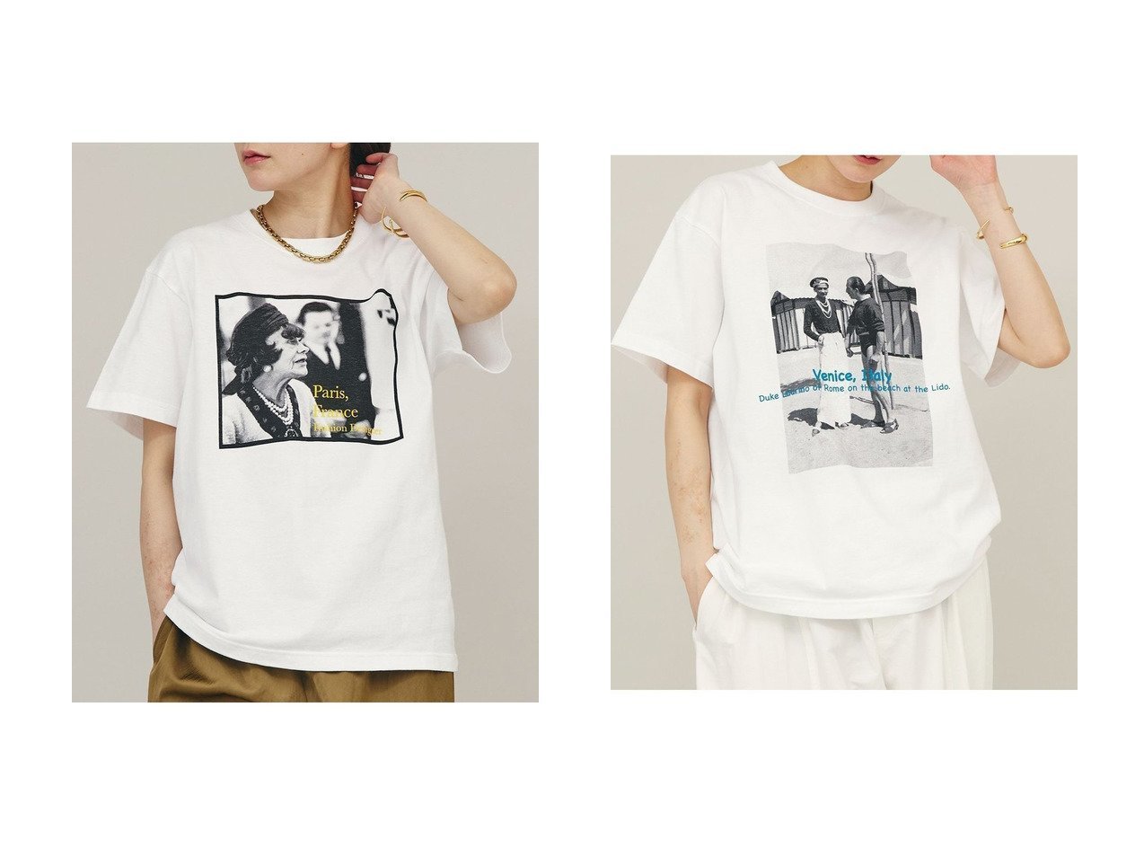 【Curensology/カレンソロジー】の【LIFE PICTURE COLLECTION】別注CHTシャツ(ヨコ)&【LIFE PICTURE COLLECTION】別注CHTシャツ(タテ) 【トップス、カットソー 通販 2024夏 S/S Summer 夏コーデ 通販】おすすめ！人気、トレンド、レディースファッションの通販   おすすめ人気トレンドファッション通販アイテム インテリア・キッズ・メンズ・レディースファッション・服の通販 founy(ファニー) 　ファッション　Fashion　レディースファッション　WOMEN　トップス・カットソー　Tops/Tshirt　シャツ/ブラウス　Shirts/Blouses　ロング / Tシャツ　T-Shirts　カットソー　Cut and Sewn　ショート　Short　スリーブ　Sleeve　別注　Special Order　NEW・新作・新着・新入荷　New Arrivals　ホワイト系　White　ブラック系　Black　|ID:crp329100000183798