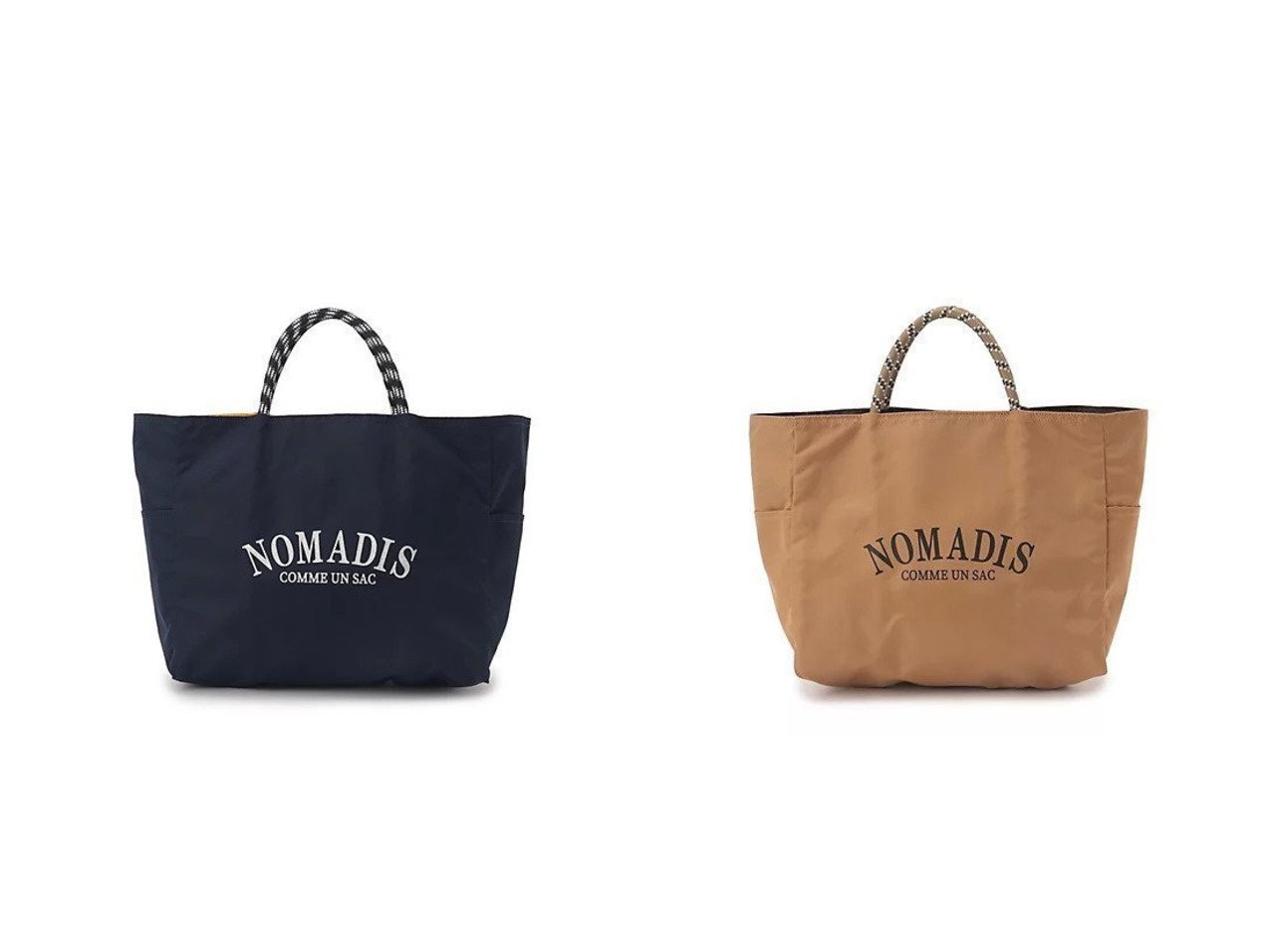 【DRESSTERIOR/ドレステリア】のNOMADIS(ノマディス) SAC2W トートバック 【バッグ・鞄人気通販 2024夏 S/S Summer 夏コーデ 通販】おすすめ！人気、トレンド、レディースファッションの通販   おすすめ人気トレンドファッション通販アイテム インテリア・キッズ・メンズ・レディースファッション・服の通販 founy(ファニー) 　ファッション　Fashion　レディースファッション　WOMEN　バッグ　Bag　アウトドア　Outdoor　春　Spring　シンプル　Simple　スマート　Smart　トートバック　Tote Bag　ビッグ　Big　フランス　France　プリント　Print　ポケット　Pocket　リバーシブル　Reversible　ワイド　Wide　A/W・秋冬　Aw・Autumn/Winter・Fw・Fall-Winter　2022年　2022　S/S・春夏　Ss・Spring/Summer　2022 春夏 S/S　Ss,Spring/Summer,2022　夏　Summer　ブルー系　Blue　ベージュ系　Beige　オレンジ系　Orange　|ID:crp329100000186022