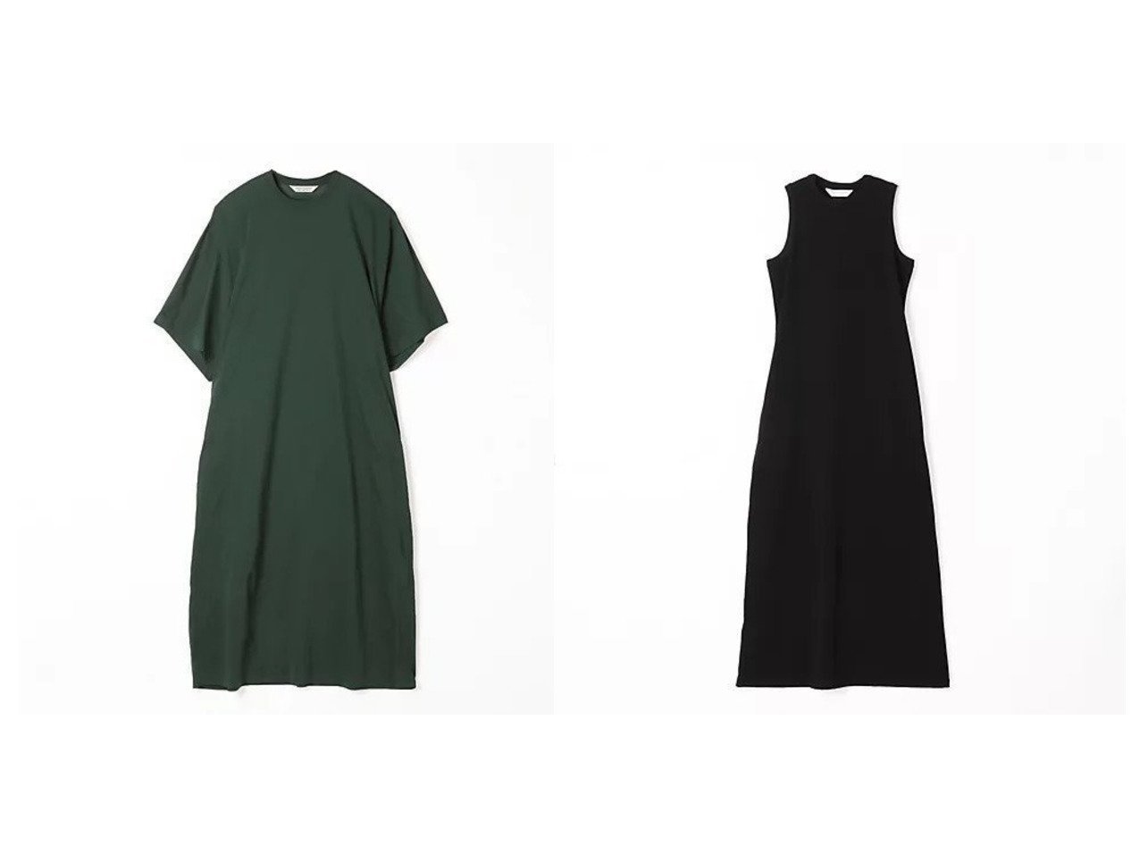 【beautiful people/ビューティフル ピープル】のhigh gauge jerseyset in dolman dress&suvin compact jersey tank-top dress 【ワンピース、ドレス  人気通販 コーディネート通販】おすすめ！人気、トレンド、レディースファッションの通販  おすすめ人気トレンドファッション通販アイテム インテリア・キッズ・メンズ・レディースファッション・服の通販 founy(ファニー) 　ファッション　Fashion　レディースファッション　WOMEN　ワンピース　Dress　ドレス　Party Dresses　2024年　2024　2024-2025秋冬・A/W　Aw/Autumn/Winter//Fw/Fall-Winter/2024-2025　ジャージー　Jersey　ストレッチ　Stretch　ドレス　Dress　洗える　Washable　ブラック系　Black　グリーン系　Green　|ID:crp329100000186613