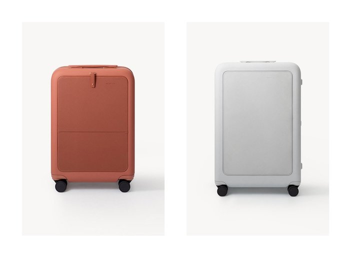 【moln/モルン】のSUITCASE LARGE&SUITCASE SMALL+ 【FURNITURE】おすすめ！人気、インテリア雑貨、家具の通販  おすすめ人気トレンドファッション通販アイテム 人気、トレンドファッション・服の通販 founy(ファニー) ストーン Stone フォルム Form ポケット Pocket スーツケース キャリーケース Suitcase |ID:crp329100000186736