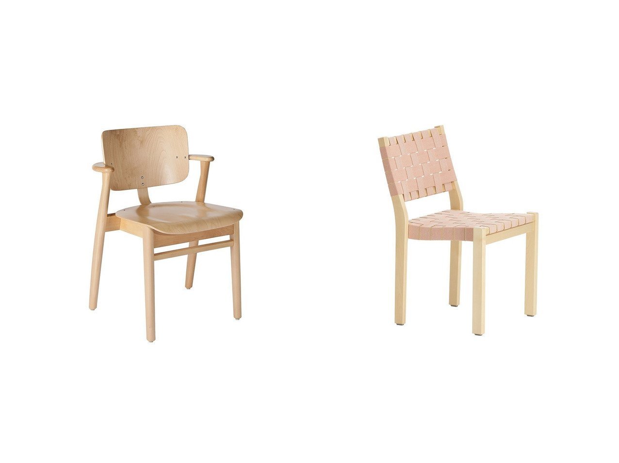 【artek/アルテック】のチェア 611 ナチュラル ラッカー&ドムス チェア 【FURNITURE】おすすめ！人気、インテリア雑貨、家具の通販  おすすめ人気トレンドファッション通販アイテム インテリア・キッズ・メンズ・レディースファッション・服の通販 founy(ファニー) 　オレンジ系　Orange　ブラック系　Black　ホワイト系　White　|ID:crp329100000186752