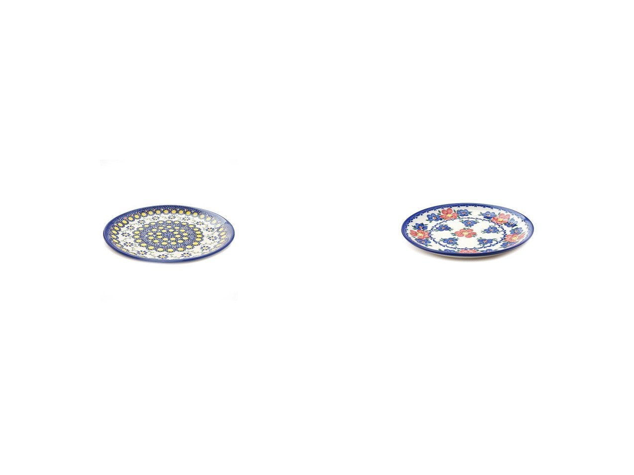 【Polish Pottery/ポーリッシュポタリー】の平皿φ19cm&平皿φ19cm 【FURNITURE】おすすめ！人気、インテリア雑貨、家具の通販  おすすめ人気トレンドファッション通販アイテム インテリア・キッズ・メンズ・レディースファッション・服の通販 founy(ファニー) 　エレガント 上品　Elegant　テーブル　Table　プレート　Plate　皿　Dish　ホーム・キャンプ・アウトドア・お取り寄せ　Home,Garden,Outdoor,Camping Gear　キッチン・ダイニング　Kitchen Dining　キッチン家電・キッチン用品　Kitchenware　|ID:crp329100000186927