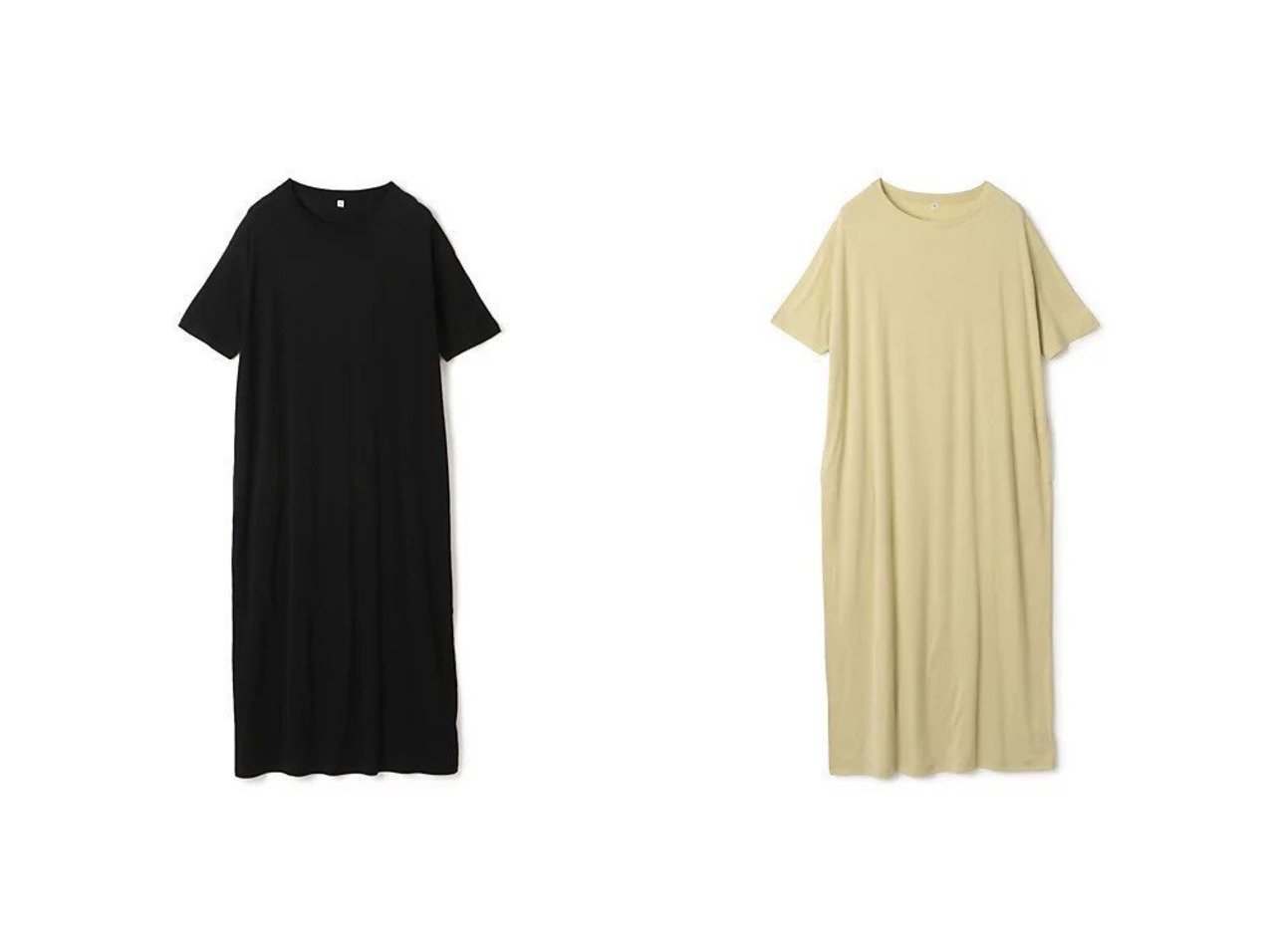 【HAKUJI/ハクジ】のTencel cotton Dress 【ワンピース、ドレス 人気通販 コーディネート通販】おすすめ！人気、トレンド、レディースファッションの通販 おすすめ人気トレンドファッション通販アイテム インテリア・キッズ・メンズ・レディースファッション・服の通販 founy(ファニー) 　ファッション　Fashion　レディースファッション　WOMEN　ワンピース　Dress　ドレス　Party Dresses　2024年　2024　2024春夏・S/S　Ss,Spring/Summer,2024　おすすめ　Recommend　お家時間・ステイホーム　Home Time/Stay Home　とろみ　Thickness　ドレープ　Drape　洗える　Washable　ブラック系　Black　|ID:crp329100000187564