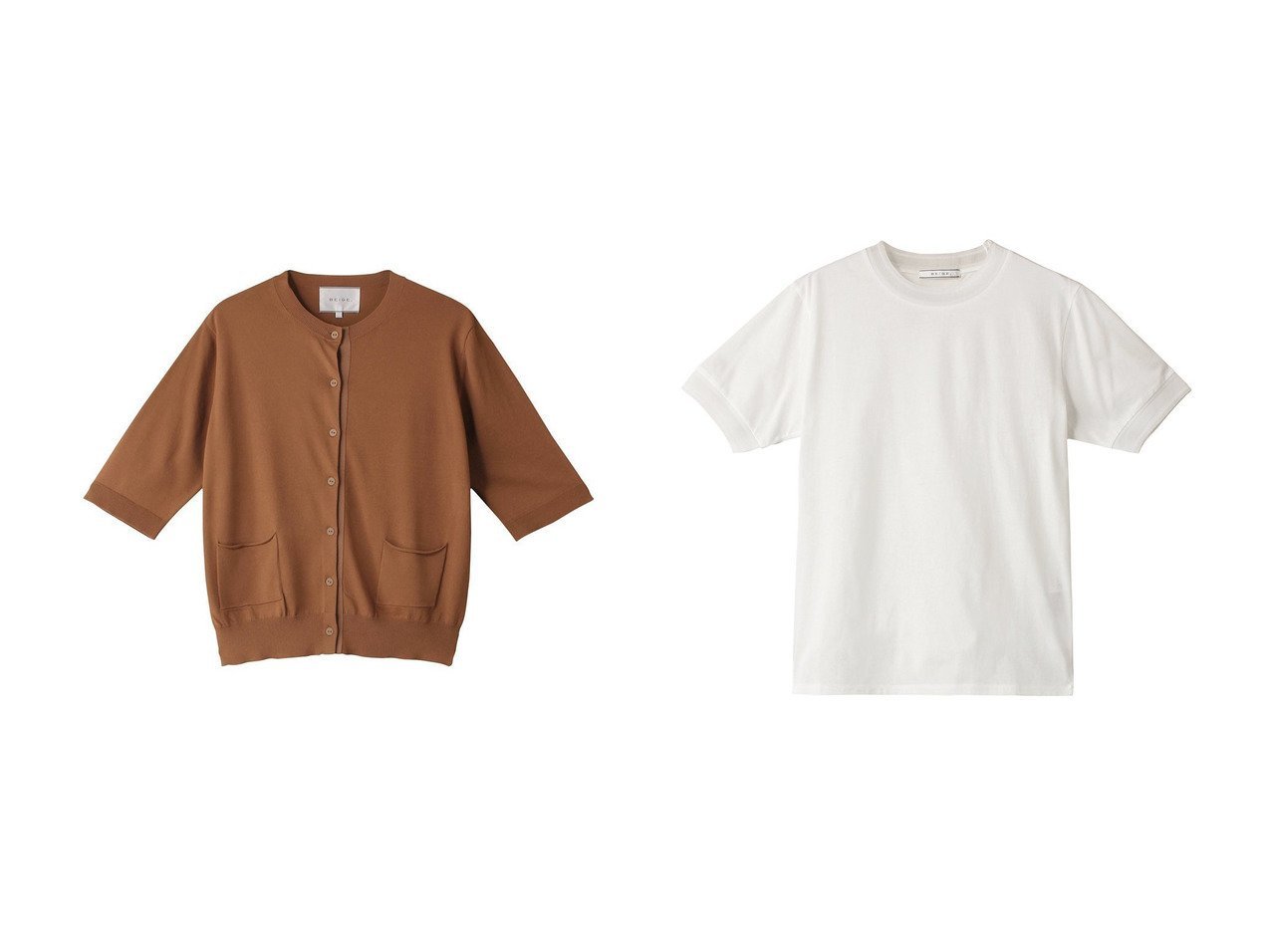 【BEIGE,/ベイジ,】のVALOIS(ヴァロア)/半袖カーディガン&NADINE(ナディーヌ)/Tシャツ 【トップス、カットソー 人気通販 コーディネート通販】おすすめ！人気、トレンド、レディースファッションの通販 おすすめで人気の流行・トレンド、ファッションの通販商品 インテリア雑貨・家具・メンズファッション・キッズファッション・レディースファッション・服の通販 founy(ファニー) https://founy.com/ ファッション Fashion レディースファッション WOMEN トップス・カットソー Tops/Tshirt ニット Knit Tops カーディガン Cardigans シャツ/ブラウス Shirts/Blouses ロング / Tシャツ T-Shirts カットソー Cut and Sewn カーディガン Cardigan ビジネス 仕事 通勤 Business 半袖 Short Sleeve NEW・新作・新着・新入荷 New Arrivals 羽織 Haori インナー Inner コンパクト Compact ショート Short シンプル Simple スリーブ Sleeve エレガント 上品 Elegant 定番 Standard |ID:crp329100000187568