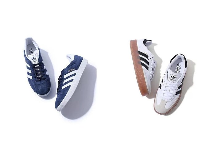 【Juze/ジュゼ】のadidas SANBE W【公式サイト・1部店舗限定】&adidas GAZELLE【J aDoRe JUN ONLINE限定】 【シューズ・靴 人気通販 コーディネート通販】おすすめ！人気、トレンド、レディースファッションの通販    おすすめ人気トレンドファッション通販アイテム 人気、トレンドファッション・服の通販 founy(ファニー) ファッション Fashion レディースファッション WOMEN 2024年 2024 2024春夏・S/S Ss,Spring/Summer,2024 S/S・春夏 Ss・Spring/Summer サッカー Soccer シューズ Shoes スニーカー Sneakers 夏 Summer 定番 Standard 春 Spring |ID:crp329100000188625