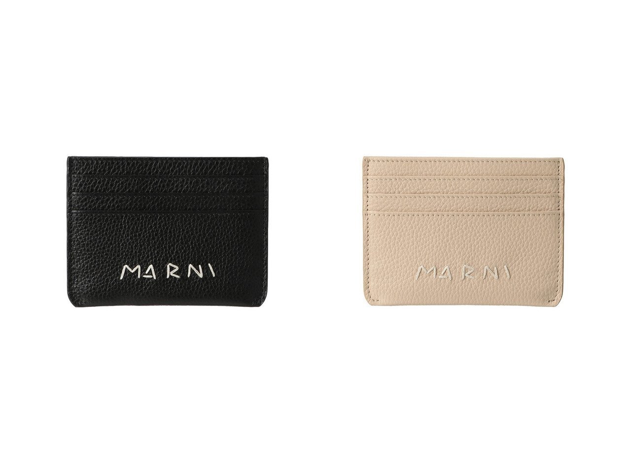 【MARNI/マルニ】のMENDING ハンドステッチロゴカードホルダー 【ファッション雑貨 人気通販 コーディネート通販】おすすめ！人気、トレンド、レディースファッションの通販    おすすめ人気トレンドファッション通販アイテム インテリア・キッズ・メンズ・レディースファッション・服の通販 founy(ファニー) 　ファッション　Fashion　レディースファッション　WOMEN　財布　Wallets　カードケース/名刺入れ　Card Cases　2024年　2024　2024-2025秋冬・A/W　Aw/Autumn/Winter/Fw/Fall/2024-2025　A/W・秋冬　Aw・Autumn/Winter・Fw・Fall-Winter　スタイリッシュ　Stylish　財布　Wallet　ブラック系　Black　ベージュ系　Beige　|ID:crp329100000189037