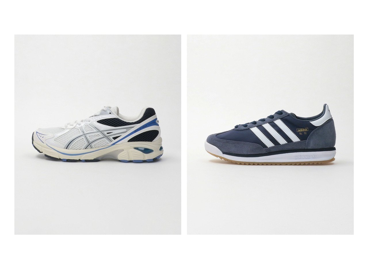 【BEAUTY&YOUTH / UNITED ARROWS/ビューティ&ユース ユナイテッドアローズ】のasics GT-スニーカー&スニーカー 【 人気通販 コーディネート通販】おすすめ！人気、トレンド、レディースファッションの通販   おすすめ人気トレンドファッション通販アイテム インテリア・キッズ・メンズ・レディースファッション・服の通販 founy(ファニー) 　ファッション　Fashion　レディースファッション　WOMEN　スタイリッシュ　Stylish　スニーカー　Sneakers　スポーツ　Sports　なめらか　Smooth　フォルム　Form　メンズ　Mens　おすすめ　Recommend　クッション　Cushion　今季　This Season　シューズ　Shoes　シンプル　Simple　スエード　Suede　ホワイト系　White　ブルー系　Blue　|ID:crp329100000189141