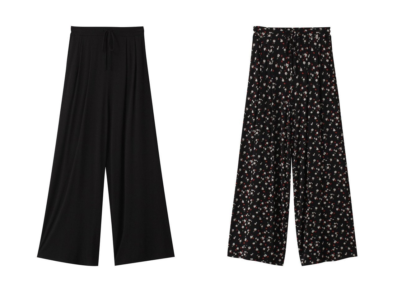 【three dots/スリー ドッツ】のトラベルライン パンツ&トラベルライン パンツ 【パンツ 人気通販 コーディネート通販】おすすめ！人気、トレンド、レディースファッションの通販   おすすめ人気トレンドファッション通販アイテム インテリア・キッズ・メンズ・レディースファッション・服の通販 founy(ファニー) 　ファッション　Fashion　レディースファッション　WOMEN　パンツ　Pants　とろみ　Thickness　トラベル　Travel　ドレープ　Drape　フィット　Fit　リラックス　Relax　NEW・新作・新着・新入荷　New Arrivals　ブラック系　Black　|ID:crp329100000189143