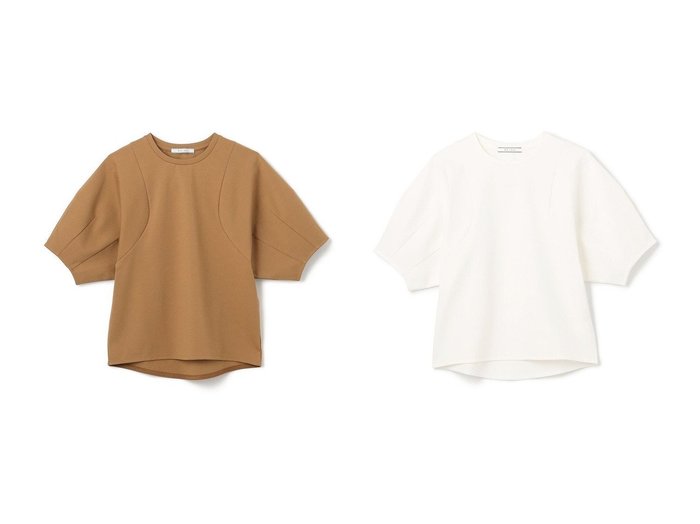 【BEIGE,/ベイジ,】の【洗える】 カットソー 【トップス、カットソー 人気通販 コーディネート通販】おすすめ！人気、トレンド、レディースファッションの通販   おすすめ人気トレンドファッション通販アイテム インテリア・キッズ・メンズ・レディースファッション・服の通販 founy(ファニー) https://founy.com/ ファッション Fashion レディースファッション WOMEN トップス・カットソー Tops/Tshirt シャツ/ブラウス Shirts/Blouses ロング / Tシャツ T-Shirts カットソー Cut and Sewn NEW・新作・新着・新入荷 New Arrivals S/S・春夏 Ss・Spring/Summer カットソー Cut And Sew コンパクト Compact フォルム Form ロング Long ビジネス 仕事 通勤 Business 半袖 Short Sleeve 夏 Summer 春 Spring 洗える Washable |ID:crp329100000189166