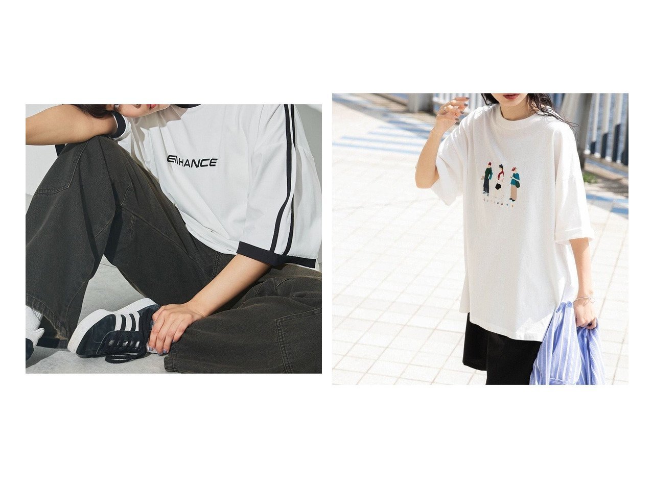 【WEGO/ウィゴー】の【ユニセックス着用MLサイズ展開】バックロゴラインリンガーT&【ユニセックス着用綿100%/MLサイズ展開】CITY BOYS T(S) 【プチプライス、格安、低価格 人気通販 コーディネート通販】おすすめ！人気、トレンド、レディースファッションの通販   おすすめ人気トレンドファッション通販アイテム インテリア・キッズ・メンズ・レディースファッション・服の通販 founy(ファニー) 　ファッション　Fashion　レディースファッション　WOMEN　トップス・カットソー　Tops/Tshirt　シャツ/ブラウス　Shirts/Blouses　ロング / Tシャツ　T-Shirts　カットソー　Cut and Sewn　春　Spring　カットソー　Cut And Sew　カーゴパンツ　Cargo Pants　グラフィック　Graphic　サッカー　Soccer　スマホ　Smartphone　スラックス　Slacks　デニム　Denim　トレンド　Trend　フロント　Front　半袖　Short Sleeve　リラックス　Relax　ワンポイント　One Point　S/S・春夏　Ss・Spring/Summer　NEW・新作・新着・新入荷　New Arrivals　おすすめ　Recommend　夏　Summer　ホワイト系　White　ブラック系　Black　|ID:crp329100000189392