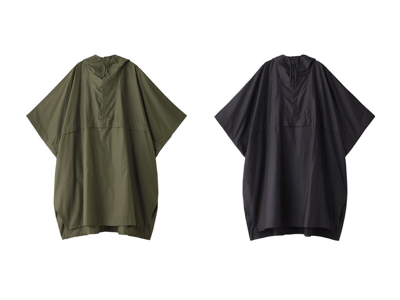 【mizuiro ind/ミズイロ インド】のhooded poncho OP ワンピース 【ワンピース、ドレス 人気通販 コーディネート通販】おすすめ！人気、トレンド、レディースファッションの通販   おすすめ人気トレンドファッション通販アイテム インテリア・キッズ・メンズ・レディースファッション・服の通販 founy(ファニー) 　ファッション　Fashion　レディースファッション　WOMEN　ワンピース　Dress　チュニック　Tunic　2024年　2024　2024-2025秋冬・A/W　Aw/Autumn/Winter/Fw/Fall/2024-2025　A/W・秋冬　Aw・Autumn/Winter・Fw・Fall-Winter　スリット　Slit　タイプライター　Typewriter　チュニック　Tunic　フロント　Front　ロング　Long　グリーン系　Green　ブルー系　Blue　グレー系　Gray　ブラック系　Black　|ID:crp329100000190070