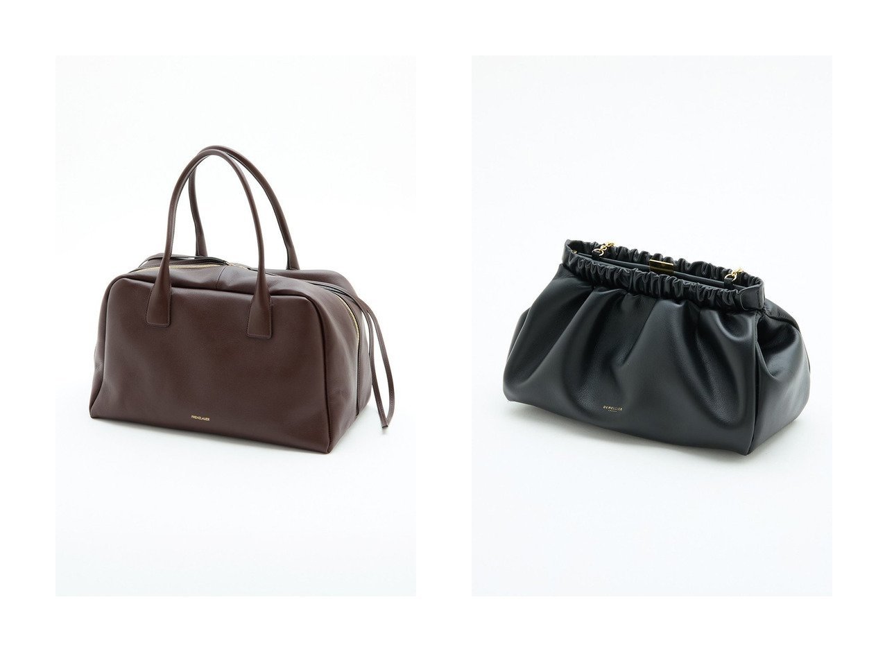 【martinique/マルティニーク】の【FRENZLAUER】L29 Bowling Bag&【DEMELLIER】Miami Clutch バッグ 【バッグ・鞄 人気通販 コーディネート通販】おすすめ！人気、トレンド、レディースファッションの通販   おすすめ人気トレンドファッション通販アイテム インテリア・キッズ・メンズ・レディースファッション・服の通販 founy(ファニー) 　ファッション　Fashion　レディースファッション　WOMEN　バッグ　Bag　2024年　2024　2024-2025秋冬・A/W　Aw/Autumn/Winter/Fw/Fall/2024-2025　A/W・秋冬　Aw・Autumn/Winter・Fw・Fall-Winter　イタリア　Italy　フォルム　Form　フリンジ　Fringe　ボストン　Boston　ボストンバッグ　Boston Bag　ポーチ　Pouch　アクセサリー　Accessories　エレガント 上品　Elegant　クラッチ　Clutch　チェーン　Chain　ミックス　Mix　モダン　Modern　ブラウン系　Brown　ブラック系　Black　|ID:crp329100000190208