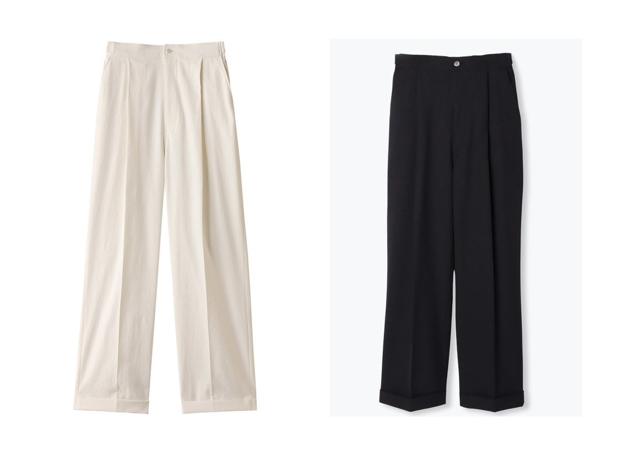 【lelill/レリル】のSIDE BELT TROUSERS 【パンツ 人気通販 コーディネート通販】おすすめ！人気、トレンド、レディースファッションの通販   おすすめ人気トレンドファッション通販アイテム インテリア・キッズ・メンズ・レディースファッション・服の通販 founy(ファニー) 　ファッション　Fashion　レディースファッション　WOMEN　パンツ　Pants　NEW・新作・新着・新入荷　New Arrivals　ホワイト系　White　ブラック系　Black　|ID:crp329100000190454