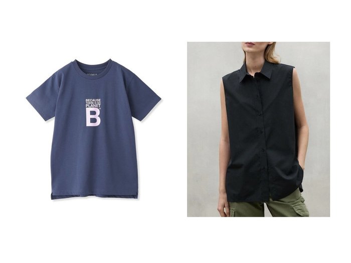 【ECOALF/エコアルフ】のANNA ノースリーブ シャツ ANNA SHIRT WOMAN&ACT ドライミックス BECAUSE Tシャツ 【日本限定】 【 人気通販 コーディネート通販】おすすめ！人気、トレンド、レディースファッションの通販   おすすめ人気トレンドファッション通販アイテム 人気、トレンドファッション・服の通販 founy(ファニー) ファッション Fashion レディースファッション WOMEN トップス・カットソー Tops/Tshirt シャツ/ブラウス Shirts/Blouses ロング / Tシャツ T-Shirts カットソー Cut and Sewn キャミソール / ノースリーブ No Sleeves なめらか Smooth カッティング Cutting コレクション Collection コンパクト Compact ショート Short スリット Slit スリーブ Sleeve フロント Front プリント Print ミックス Mix リラックス Relax エレガント 上品 Elegant 再入荷 Restock/Back In Stock/Re Arrival キャミソール Camisole サマー Summer シンプル Simple タンク Tank ノースリーブ No Sleeve 夏 Summer |ID:crp329100000190632