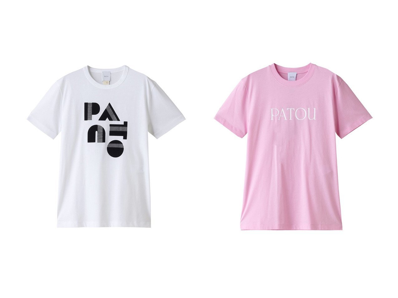 【PATOU/パトゥ】のアートデコPATOUロゴTシャツ&エッセンシャル PATOU ロゴTシャツ 【トップス、カットソー 人気通販 コーディネート通販】おすすめ！人気、トレンド、レディースファッションの通販   おすすめ人気トレンドファッション通販アイテム インテリア・キッズ・メンズ・レディースファッション・服の通販 founy(ファニー) 　ファッション　Fashion　レディースファッション　WOMEN　トップス・カットソー　Tops/Tshirt　シャツ/ブラウス　Shirts/Blouses　ロング / Tシャツ　T-Shirts　カットソー　Cut and Sewn　2024年　2024　2024-2025秋冬・A/W　Aw/Autumn/Winter/Fw/Fall/2024-2025　A/W・秋冬　Aw・Autumn/Winter・Fw・Fall-Winter　ショート　Short　スリム　Slim　スリーブ　Sleeve　フロント　Front　コンパクト　Compact　ベーシック　Basic　ボトム　Bottom　ブルー系　Blue　レッド系　Red　ホワイト系　White　ブラック系　Black　|ID:crp329100000190772