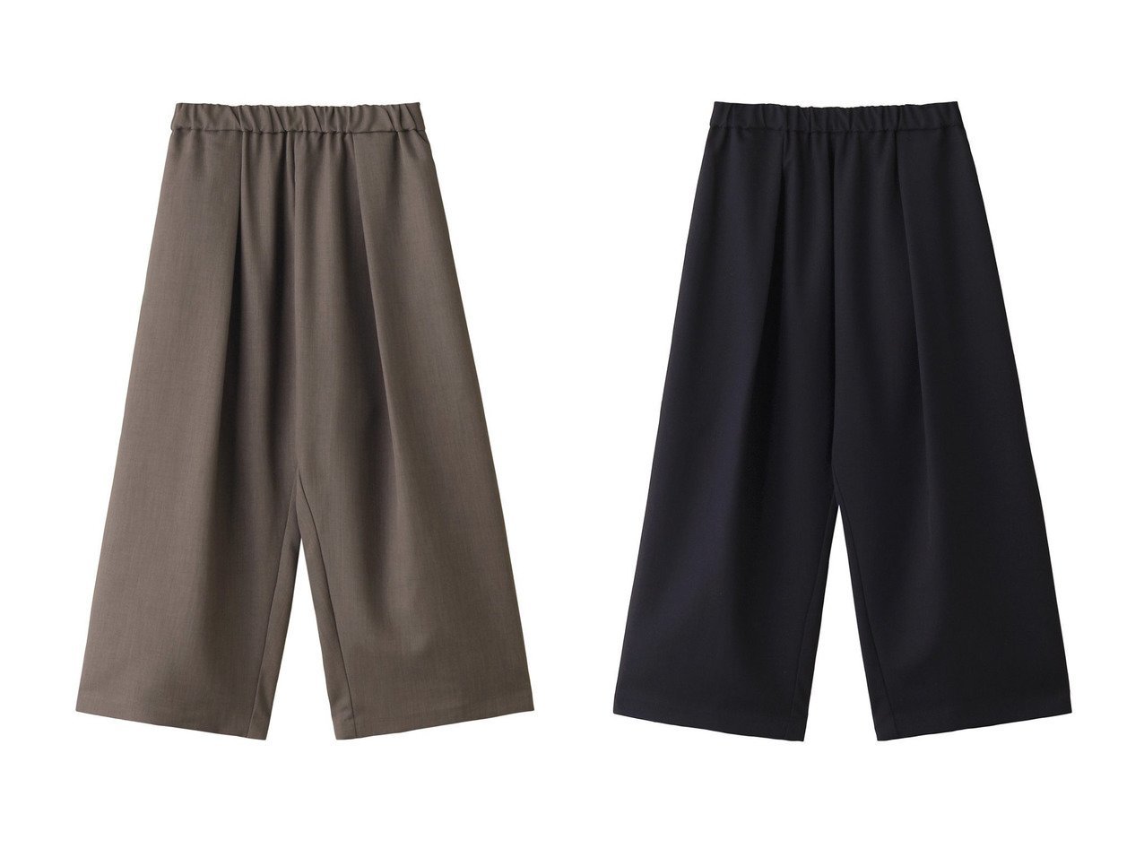 【mizuiro ind/ミズイロ インド】のhigh waist tuck PT パンツ 【パンツ  人気通販 コーディネート通販】おすすめ！人気、トレンド、レディースファッションの通販   おすすめ人気トレンドファッション通販アイテム インテリア・キッズ・メンズ・レディースファッション・服の通販 founy(ファニー) 　ファッション　Fashion　レディースファッション　WOMEN　パンツ　Pants　2024年　2024　2024-2025秋冬・A/W　Aw/Autumn/Winter/Fw/Fall/2024-2025　A/W・秋冬　Aw・Autumn/Winter・Fw・Fall-Winter　シンプル　Simple　ベーシック　Basic　ブルー系　Blue　ブラウン系　Brown　ブラック系　Black　|ID:crp329100000190865