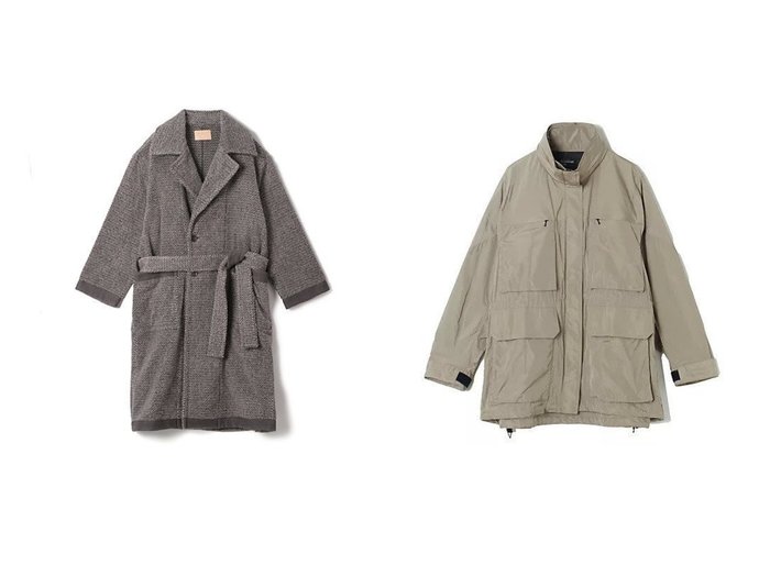 【beautiful people/ビューティフル ピープル】のyak herringbone pile chester coat&【eclat/エクラ】のプリズムライトブルゾン 【アウター  人気通販 コーディネート通販】おすすめ！人気、トレンド、レディースファッションの通販   おすすめ人気トレンドファッション通販アイテム インテリア・キッズ・メンズ・レディースファッション・服の通販 founy(ファニー) https://founy.com/ ファッション Fashion レディースファッション WOMEN アウター Coat Outerwear コート Coats ブルゾン Blouson/Jackets 2024年 2024 2024-2025秋冬・A/W Aw/Autumn/Winter/Fw/Fall/2024-2025 タオル Towel チェスターコート Chester Coat ポケット Pocket コンパクト Compact トレンチ Trench メッシュ Mesh エレガント 上品 Elegant 別注 Special Order 旅行 Travel 洗える Washable 軽量 Lightweight |ID:crp329100000190936