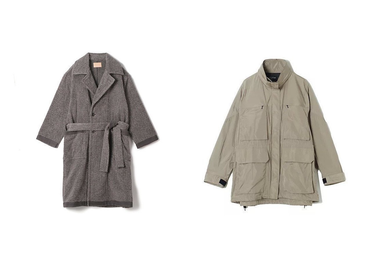 【beautiful people/ビューティフル ピープル】のyak herringbone pile chester coat&【eclat/エクラ】のプリズムライトブルゾン 【アウター  人気通販 コーディネート通販】おすすめ！人気、トレンド、レディースファッションの通販   おすすめ人気トレンドファッション通販アイテム インテリア・キッズ・メンズ・レディースファッション・服の通販 founy(ファニー) 　ファッション　Fashion　レディースファッション　WOMEN　アウター　Coat Outerwear　コート　Coats　ブルゾン　Blouson/Jackets　2024年　2024　2024-2025秋冬・A/W　Aw/Autumn/Winter/Fw/Fall/2024-2025　タオル　Towel　チェスターコート　Chester Coat　ポケット　Pocket　コンパクト　Compact　トレンチ　Trench　メッシュ　Mesh　エレガント 上品　Elegant　別注　Special Order　旅行　Travel　洗える　Washable　軽量　Lightweight　グレー系　Gray　ベージュ系　Beige　ブラック系　Black　|ID:crp329100000190936