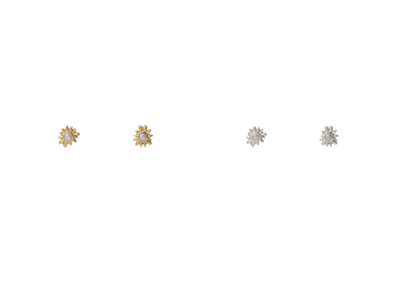 【DAISY LONDON/デイジー ロンドン】のDAISY MINI MOTHER OF PEARL STUD ピアス&DAISY MINI MOTHER OF PEARL STUD ピアス 【 アクセサリー、ジュエリー 人気通販 コーディネート通販】おすすめ！人気、トレンド、レディースファッションの通販   おすすめ人気トレンドファッション通販アイテム インテリア・キッズ・メンズ・レディースファッション・服の通販 founy(ファニー) 　ファッション　Fashion　レディースファッション　WOMEN　ジュエリー　Jewelry　リング　Rings　イヤリング　Earrings　2024年　2024　2024-2025秋冬・A/W　Aw/Autumn/Winter/Fw/Fall/2024-2025　A/W・秋冬　Aw・Autumn/Winter・Fw・Fall-Winter　イヤリング　Earrings　コレクション　Collection　パール　Pearl　ゴールド系　Gold　シルバー系　Silver　|ID:crp329100000191057