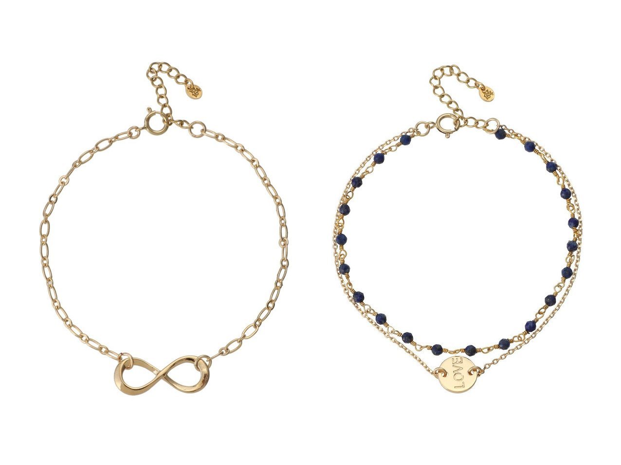 【by 164 PARIS/バイ サン スワサント キャトル パリ】のINFINI ブレスレット&DOUBLE LOVE ブレスレット(ROUGE) 【 アクセサリー、ジュエリー 人気通販 コーディネート通販】おすすめ！人気、トレンド、レディースファッションの通販   おすすめ人気トレンドファッション通販アイテム インテリア・キッズ・メンズ・レディースファッション・服の通販 founy(ファニー) 　ファッション　Fashion　レディースファッション　WOMEN　ジュエリー　Jewelry　ブレスレット　Bracelets　バングル　Bangles　2024年　2024　2024-2025秋冬・A/W　Aw/Autumn/Winter/Fw/Fall/2024-2025　A/W・秋冬　Aw・Autumn/Winter・Fw・Fall-Winter　おすすめ　Recommend　ブレスレット　Bracelet　モチーフ　Motif　エレガント 上品　Elegant　ストーン　Stone　チェーン　Chain　シルバー系　Silver　ブルー系　Blue　|ID:crp329100000191085