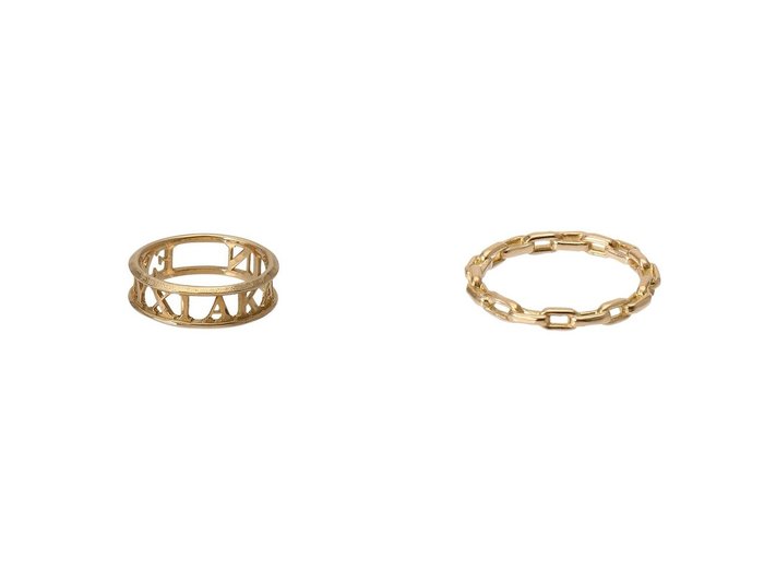 【Curensology/カレンソロジー】のGIGI CHAIN RING&GIGI INSC RING 【 アクセサリー、ジュエリー 人気通販 コーディネート通販】おすすめ！人気、トレンド、レディースファッションの通販   おすすめ人気トレンドファッション通販アイテム インテリア・キッズ・メンズ・レディースファッション・服の通販 founy(ファニー) https://founy.com/ ファッション Fashion レディースファッション WOMEN NEW・新作・新着・新入荷 New Arrivals 2024年 2024 2024-2025秋冬・A/W Aw/Autumn/Winter/Fw/Fall/2024-2025 A/W・秋冬 Aw・Autumn/Winter・Fw・Fall-Winter おすすめ Recommend ギフト プレゼント Gift Present シンプル Simple ストーン Stone チェーン Chain |ID:crp329100000191087