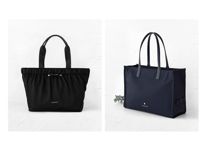 【TOCCA/トッカ】のENSEMBLE NYLONBAG L バッグ L&SIDE RIBBON NYLONTOTE バッグ 【バッグ・鞄  人気通販 コーディネート通販】おすすめ！人気、トレンド、レディースファッションの通販   おすすめ人気トレンドファッション通販アイテム 人気、トレンドファッション・服の通販 founy(ファニー) ファッション Fashion レディースファッション WOMEN バッグ Bag ギャザー Gather 財布 Wallet トラベル Travel フェミニン Feminine フロント Front ポケット Pocket リボン Ribbon リュクス Luxe 再入荷 Restock/Back In Stock/Re Arrival S/S・春夏 Ss・Spring/Summer 夏 Summer 2023春夏・S/S Ss,Spring/Summer,2023 2023年 2023 ビジネス 仕事 通勤 Business |ID:crp329100000191313