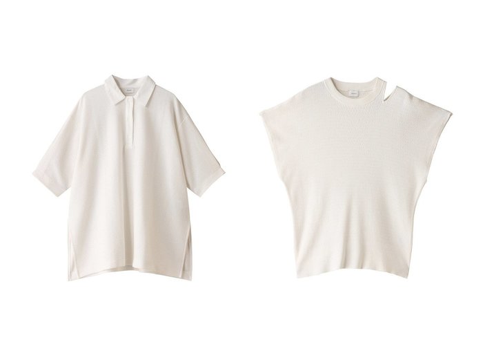 【MANOF/マノフ】のLAYERED THERMAL KNIT TOPS ニット/セーター&SEER WIDE CUT TOPS Tシャツ/カットソー 【トップス、カットソー 人気通販 コーディネート通販】おすすめ！人気、トレンド、レディースファッションの通販   おすすめ人気トレンドファッション通販アイテム インテリア・キッズ・メンズ・レディースファッション・服の通販 founy(ファニー) https://founy.com/ ファッション Fashion レディースファッション WOMEN トップス・カットソー Tops/Tshirt シャツ/ブラウス Shirts/Blouses ロング / Tシャツ T-Shirts カットソー Cut and Sewn ニット Knit Tops プルオーバー Pullover 2024年 2024 2024-2025秋冬・A/W Aw/Autumn/Winter/Fw/Fall/2024-2025 A/W・秋冬 Aw・Autumn/Winter・Fw・Fall-Winter カットソー Cut And Sew ショート Short スポーティ Sporty スリット Slit スリーブ Sleeve トレンド Trend フロント Front ポロシャツ Polo Shirt ワイド Wide セーター Sweater ボトム Bottom |ID:crp329100000191531