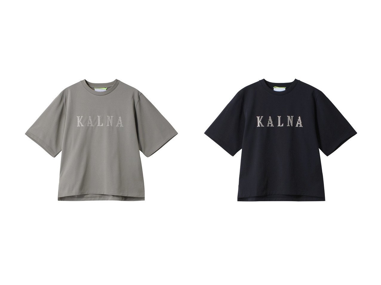 【KALNA/カルナ】のウルティマクロス 刺しゅうロゴTEE 【トップス、カットソー 人気通販 コーディネート通販】おすすめ！人気、トレンド、レディースファッションの通販   おすすめで人気の流行・トレンド、ファッションの通販商品 インテリア雑貨・家具・メンズファッション・キッズファッション・レディースファッション・服の通販 founy(ファニー) https://founy.com/ ファッション Fashion レディースファッション WOMEN トップス・カットソー Tops/Tshirt シャツ/ブラウス Shirts/Blouses ロング / Tシャツ T-Shirts カットソー Cut and Sewn 2024年 2024 2024-2025秋冬・A/W Aw/Autumn/Winter/Fw/Fall/2024-2025 A/W・秋冬 Aw・Autumn/Winter・Fw・Fall-Winter ショート Short スリーブ Sleeve |ID:crp329100000191564