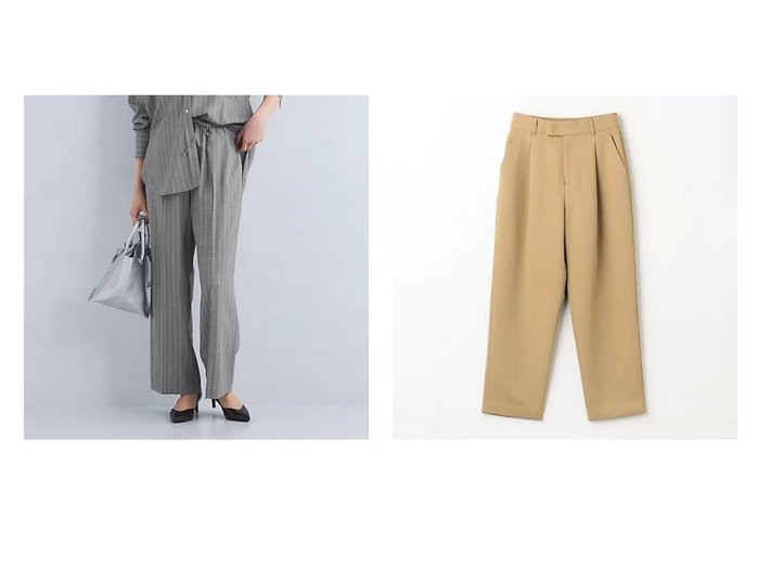 【green label relaxing / UNITED ARROWS/グリーンレーベル リラクシング / ユナイテッドアローズ】の[TALLあり]Airy エアリー ドロスト パンツ -ウォッシャブル-&ツイル バレルパンツ 【パンツ 人気通販 コーディネート通販】おすすめ！人気、トレンド、レディースファッションの通販   おすすめ人気トレンドファッション通販アイテム 人気、トレンドファッション・服の通販 founy(ファニー) 　雑誌掲載アイテム　Magazine Items　ファッション雑誌　Fashion Magazines　オッジ　Oggi　ファッション　Fashion　レディースファッション　WOMEN　パンツ　Pants　ウォッシャブル　Washable　エアリー　Airy　秋　Autumn/Fall　キャミワンピース　Cami Dress　10月号　October Issue　ジャケット　Jacket　ストライプ　Stripe　センター　Center　雑誌　Magazine　リラックス　Relax　おすすめ　Recommend　エレガント 上品　Elegant　ビジネス 仕事 通勤　Business　コンパクト　Compact　ツイル　Twill　人気　Popularity　フォルム　Form　ロング　Long　|ID:crp329100000191670